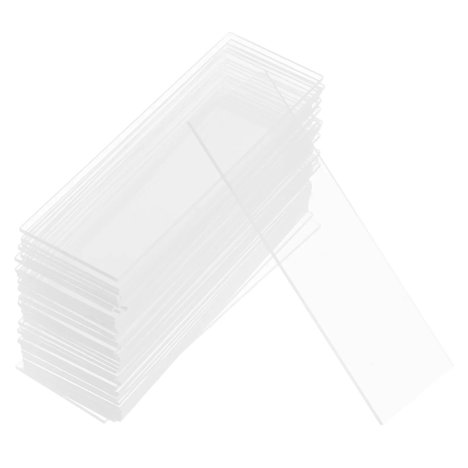 

200Pcs Transparent Glass Microscope Slides Precision Designed for Scientific Research School Classroom Lab Biology Education