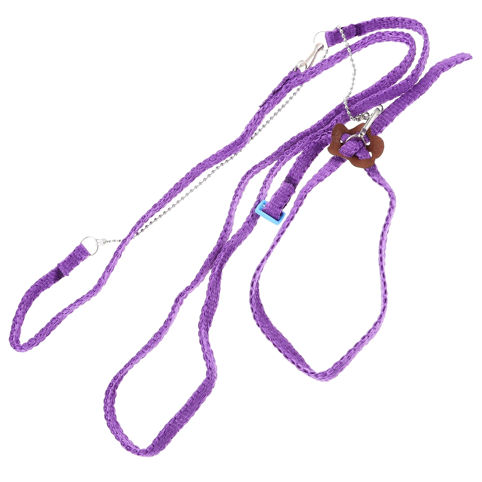 

1.2m Adjustable Reptile Harness Lizard Leash Durable Nylon Chest Fit Walking Training Reptile Harness Lizard Leash