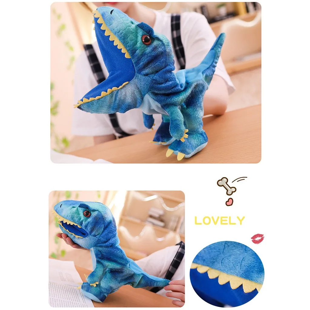 Dinosaur Marionette Glove Puppets Hand Puppet Theater Doll Toys Plush Doll Storys Talking Juguetes Learning Aid Funny Gift Kids