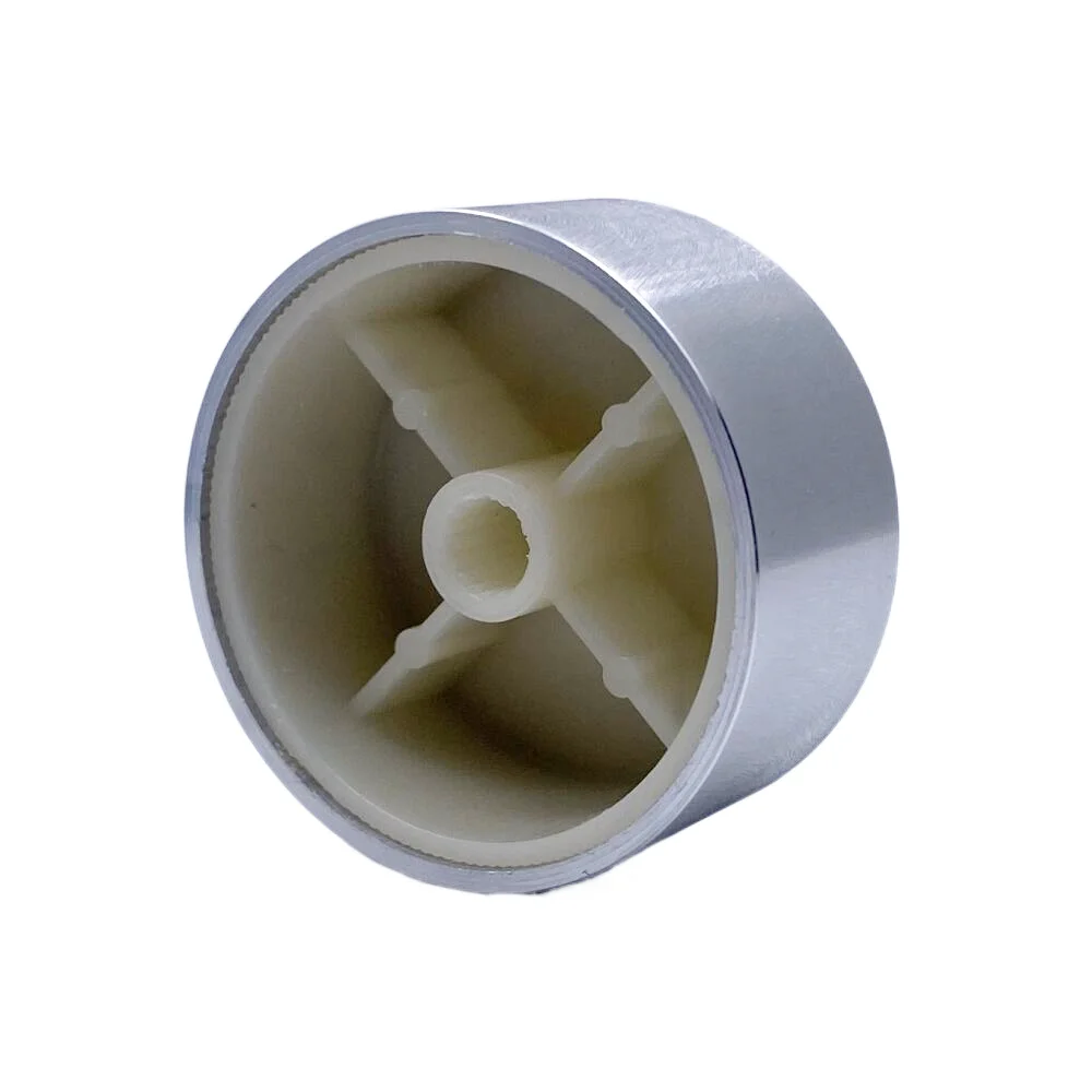 1PCS 40*19mm（D*H) 6mm Shaft Knob Keyboard Knob Aluminum Alloy Potentiometer Control Knob Volume Audio Knob