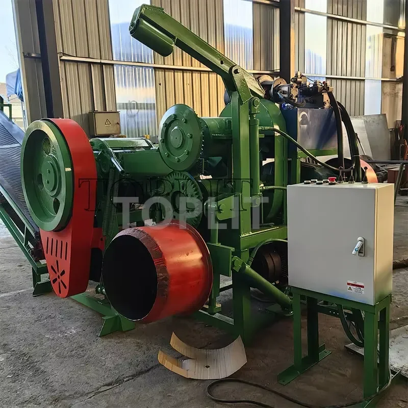 Granuladora de cable de cobre Truck Tire Cutter Machine Tire Recycling and Sidewall Cutting Waste Tire Strip Block Cutter