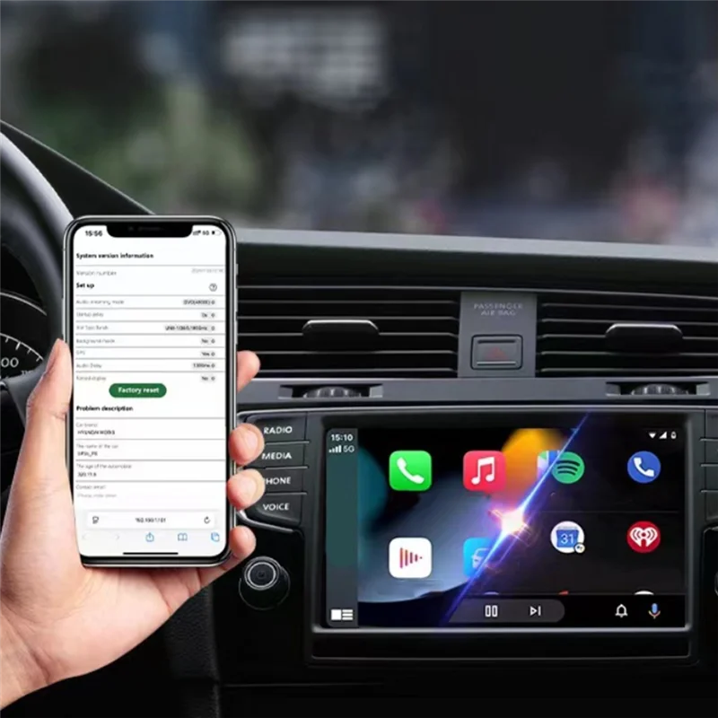 

Эффективный беспроводной Carplay Plug And Play для оригинального автомобиля поставляется с проводным Carplay для IOS/Android