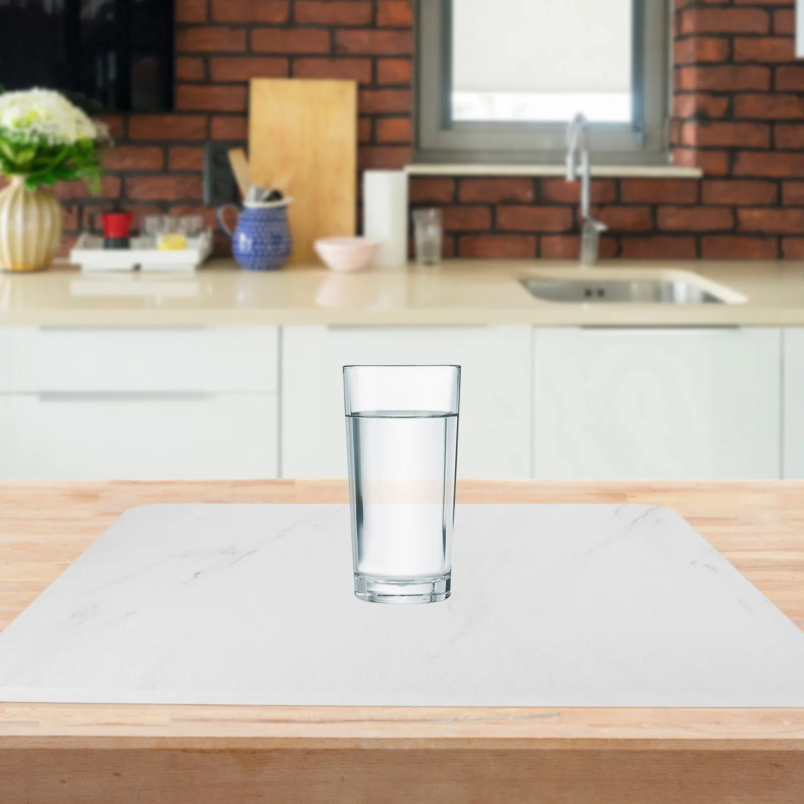

Dish Drying Mat 40x30cm Marble 5 Kitchen Sink Mats Diatomite Cushion Countertop Cutlery Water Absorption Fast Dry Safe Reliable