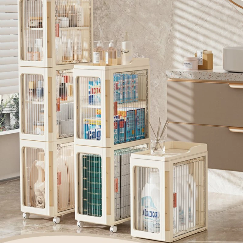 خزانة فجوة الحمام مع عجلات وأدراج منظم تخزين جانبي للمرحاض متعدد الطبقات رف حمام ضيق متحرك