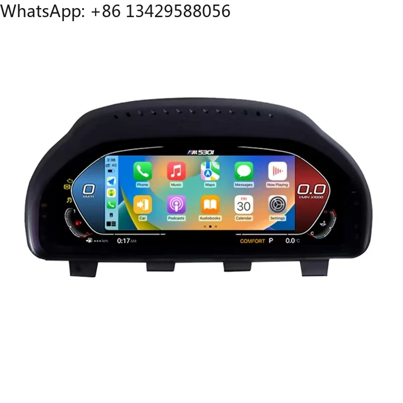 

Upgrade LCD Digital Cluster Speedometer Instrument with Carplay New Auto Meter for BMW 3 Series/4 Series F30/F31/F32 2013-2020