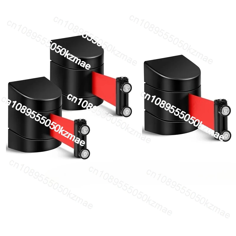 Wholesale Retractable Seat Belt Guardrail Pillar Wall Mounted Queuing Rope with ABS Housing for Crowd Control Access Management