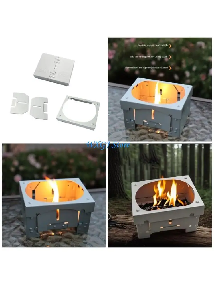 37JE Quickly Heating Camp Stove High Temperatures Resistant Stove Outdoor Stove for Wilderness Travel
