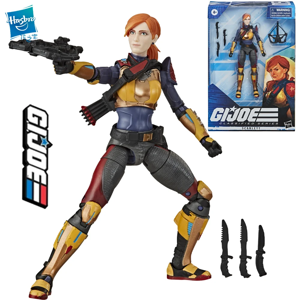 

Hasbro G.I.JOE Классическая серия Scarlett экшн-фигурка Коллекционная 05 6-дюймовая экшн-фигурка детская игрушка Подарки Коллекционные игрушки