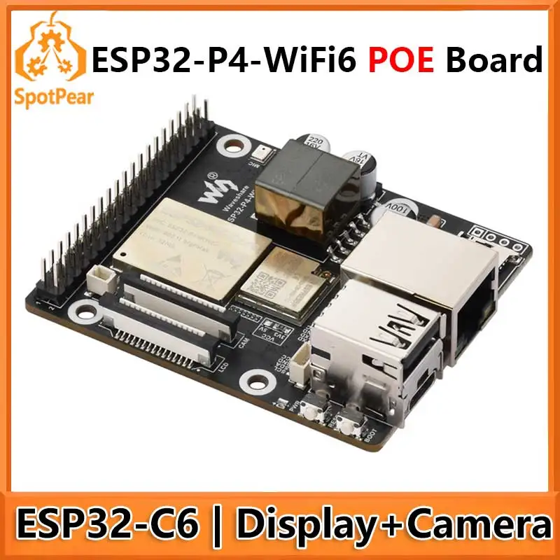

ESP32-P4-WIFI6-POE-ETH ESP32-C6 MIPI DSI 10.1inch Display/CSI Camera/Audio Speaker For Xiaozhi AI Deepseek