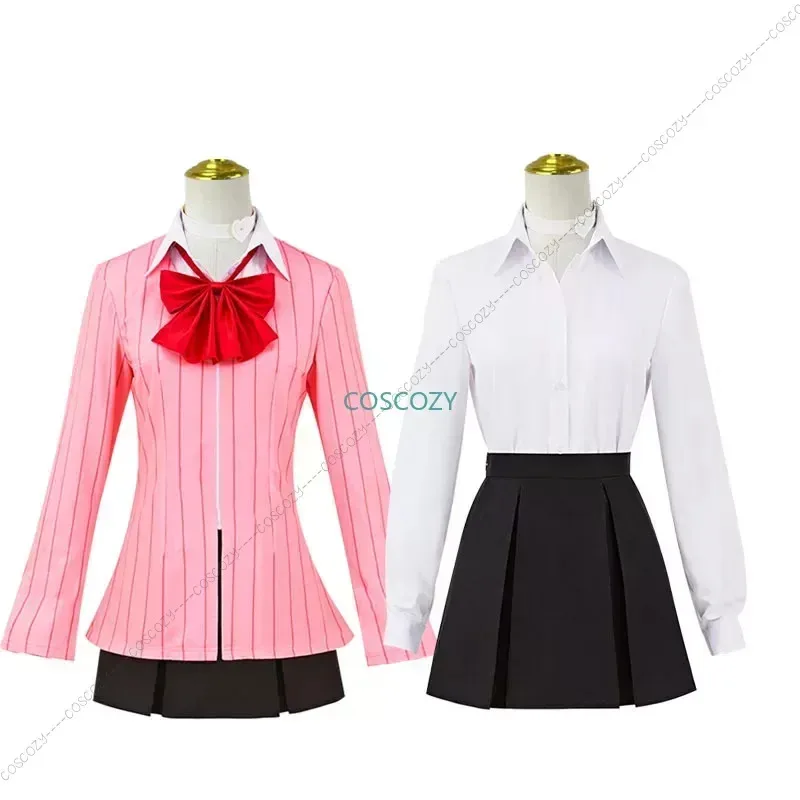 qq023Adult Women Fantasy Game Persona Yukari Takeba Cosplay Costume School Girls JK Uniform Coat Skirt Outfits Halloween Party S