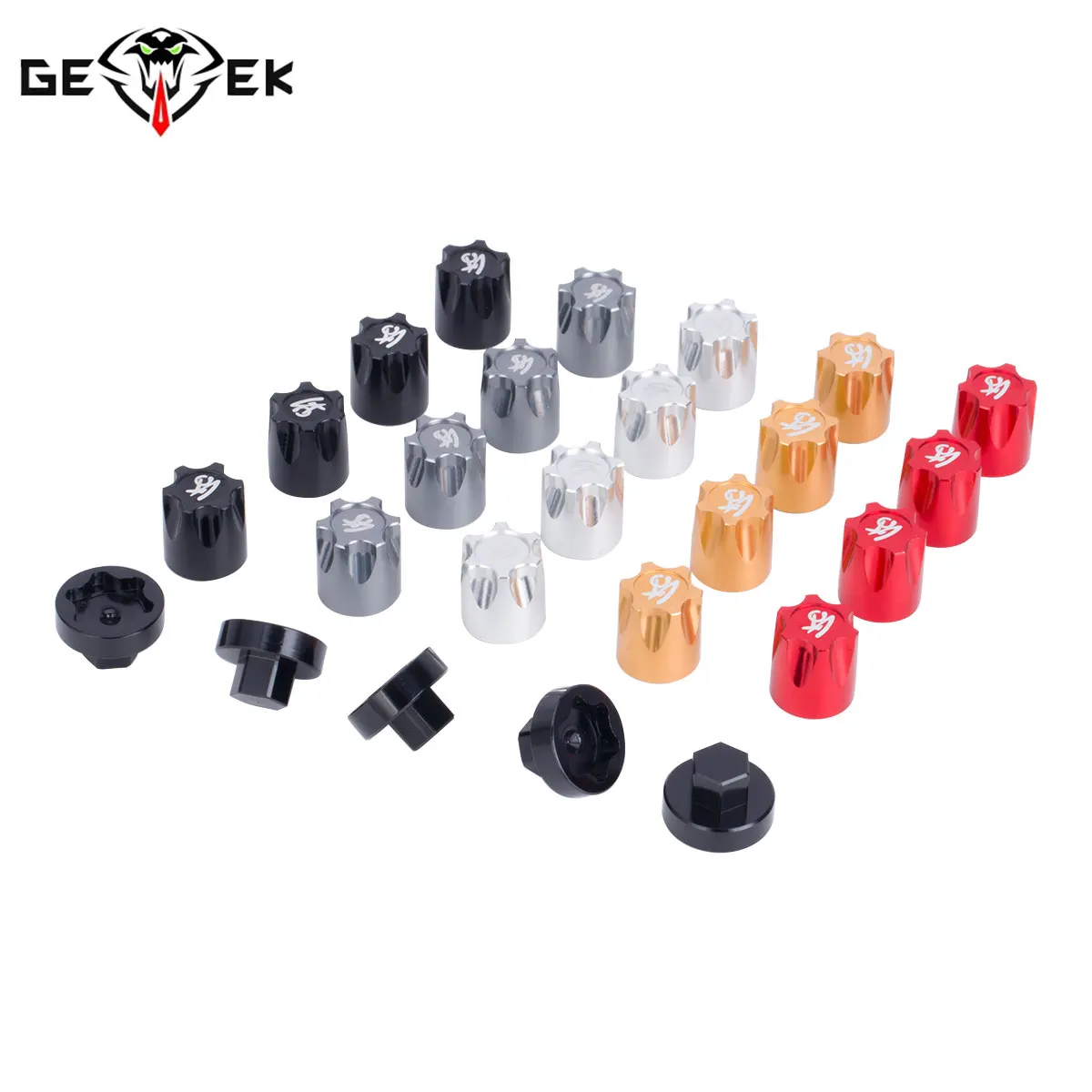 4pcs Metal Wheel Rim Center Cap Dust Cap M4 Nut for 1/10 RC Crawler Car Axial SCX10 D90 TRX4 TF2 CC01 Capra VS4-10 Tire Upgrades