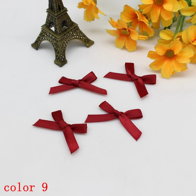 100 Stück oder 200 Stück 20–30 mm Bandschleifen, kleine Größe, Satinband, Schleife, Blume, DIY, Basteln, Blumen, Schleifen, Geschenk, Basteln, Dekoration, Upick – Detail 14