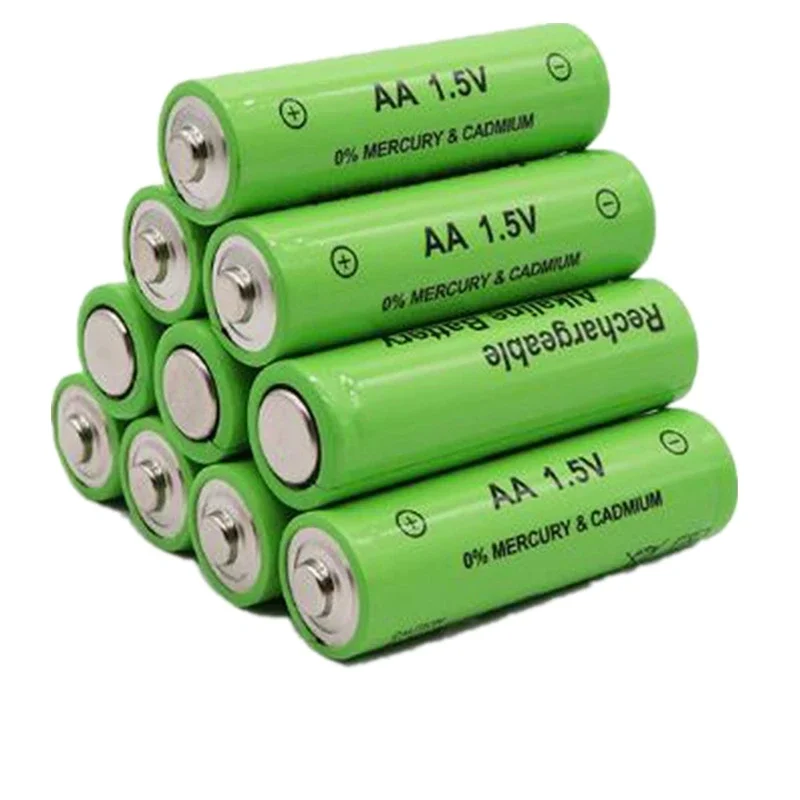 1-20PCS AA 3000MAH 1.5v premium battery 1.5v battery rechargeable Ni-MH Rechargeable Battery 2A Baterias for Camera Flashlight