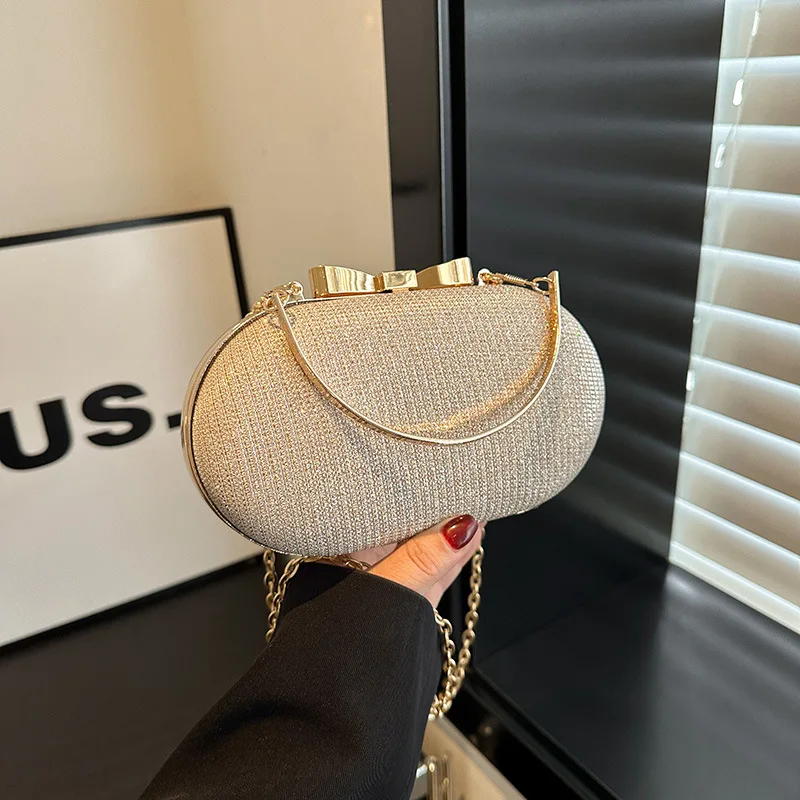 

Women's bag, foreign trade sequin dinner bag, niche design, new Chinese style single shoulder crossbody bag