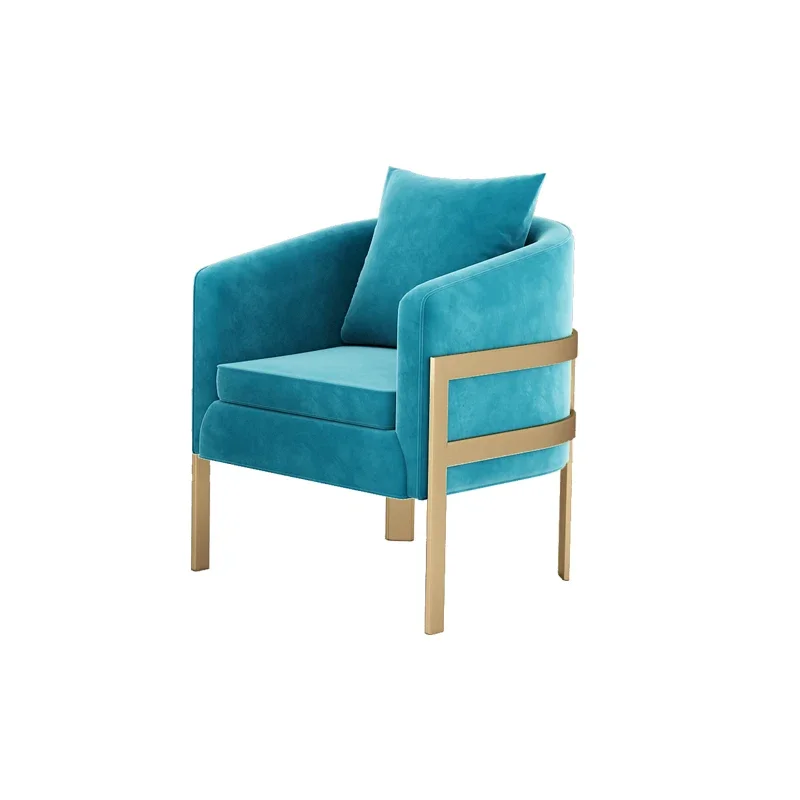 

Simple living room sofa, modern luxury elastic bedroom sofa armrest single slot home furniture