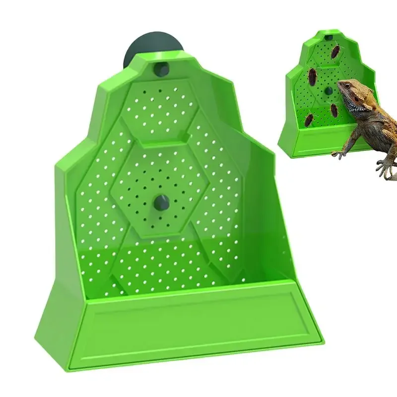 Reptile Feeder Chameleon Food Dish Hunting Bowl Anti-Escape Feeder For Snake Frog Tortoise Bearded Dragon Spider Amphibian