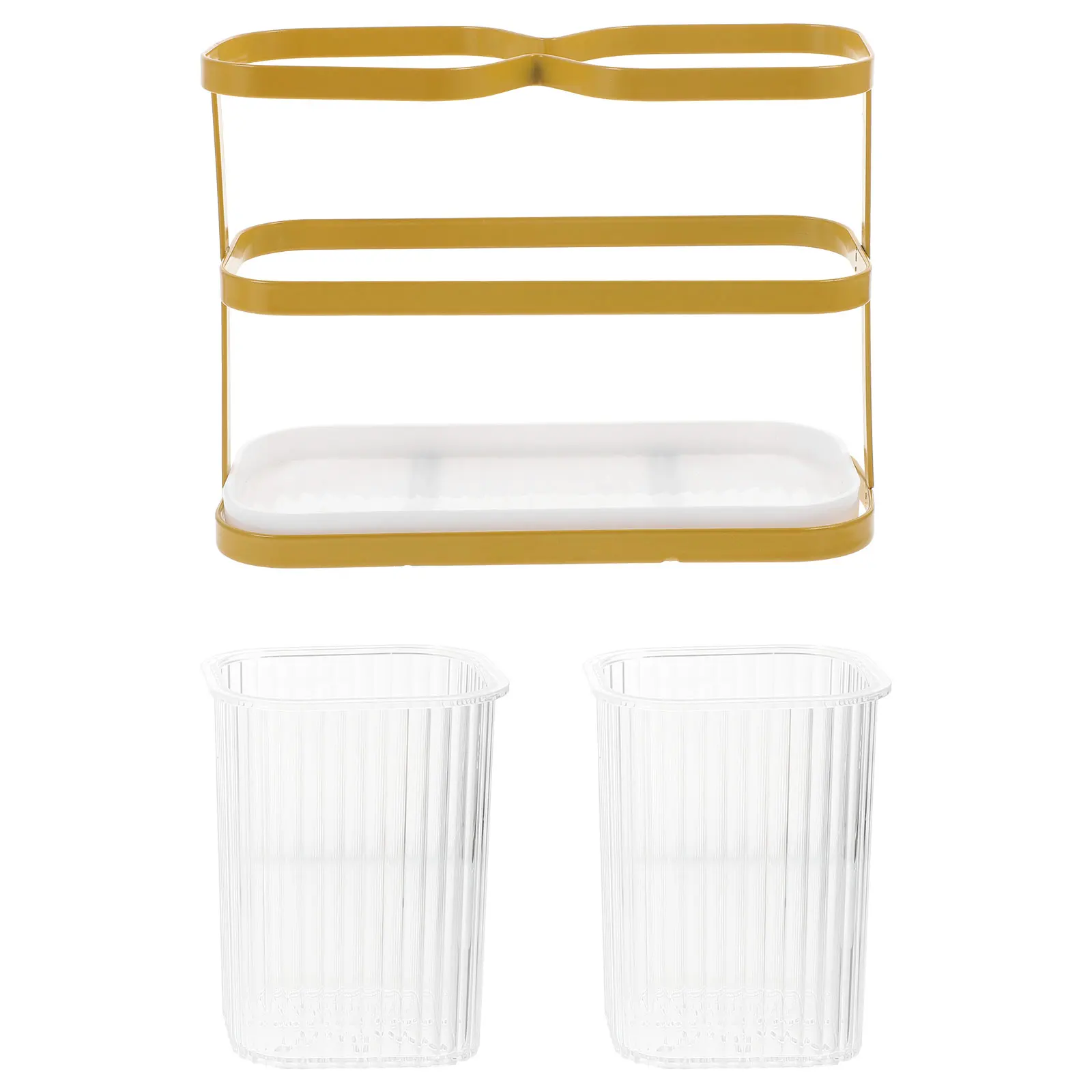 

Utensil Holder Cutlery Drainer Spoon Chopsticks Storage Organizer Kitchen Desktop Container Brush Holder Household