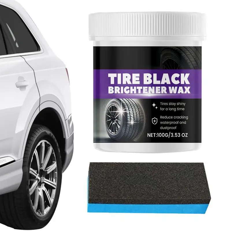 

Tire Coating Paste Tire Shine Wax Tire Coating Brightening Coating Wax Wheel Shine Tire Dressing Paste Car Tire Polish Tire