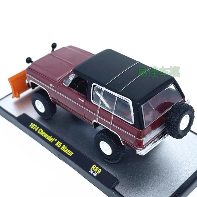 M2 1:64 1974 K5 Blazer Legering Automodel Statische collectie Versierd Vakantiegeschenken Speelgoed