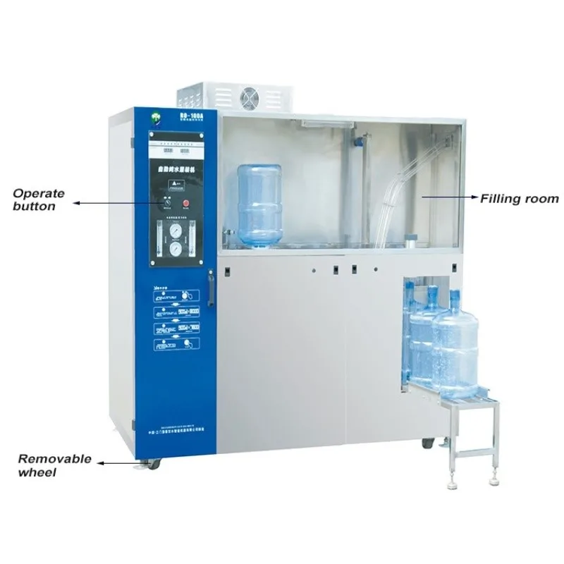 High Quality Dispenser Water Filling Machine Self Integrative 5 Gallon Bottled Pure Water Filling Machine