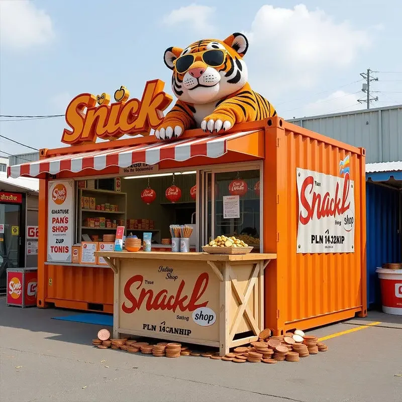 Containers, mobile homes, coffee shops, convenience stores, dessert shops, bistros.