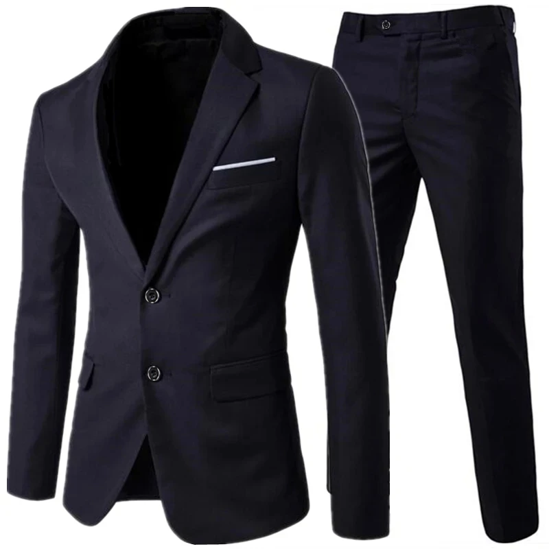 CY436  New winter suit men's jacket business casual thin professional suit men's suit