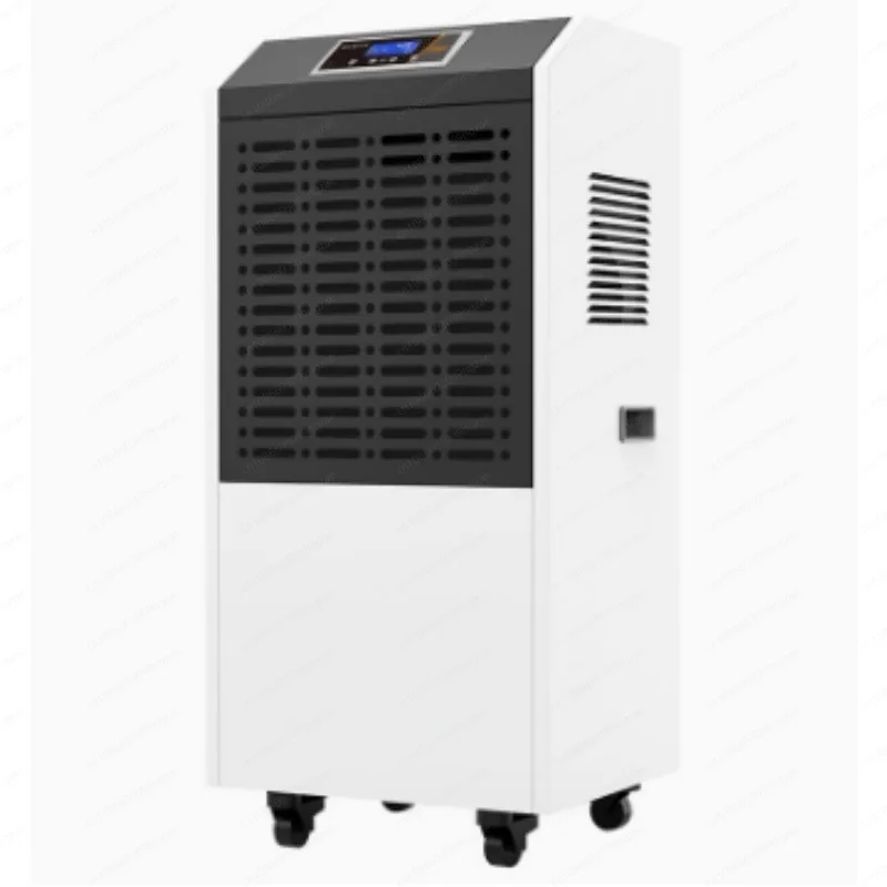 M  Mobile Industrial Dehumidifier Digital Display Commercial Moisture Remover For Basement Warehouse Workshop
