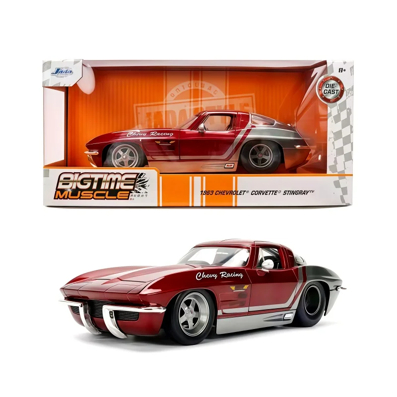 Jada 1/24 Chevrolet Corvette Static Alloy Model Figurine Collection - Gift for Children