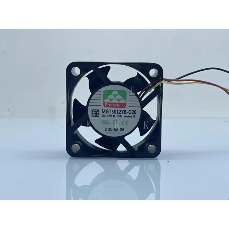 

C FOR Protechnic MGT5012YB-O20 DC12V 0.30A 5CM 5020 3-Wire Cooling Fan # A6–27