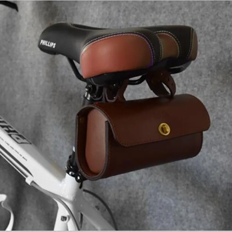 Q1093 New Retro Bike On The Beam Bag Handlebar Front Car Wagon Mountain Bike Tail Bag Retro Bicycle