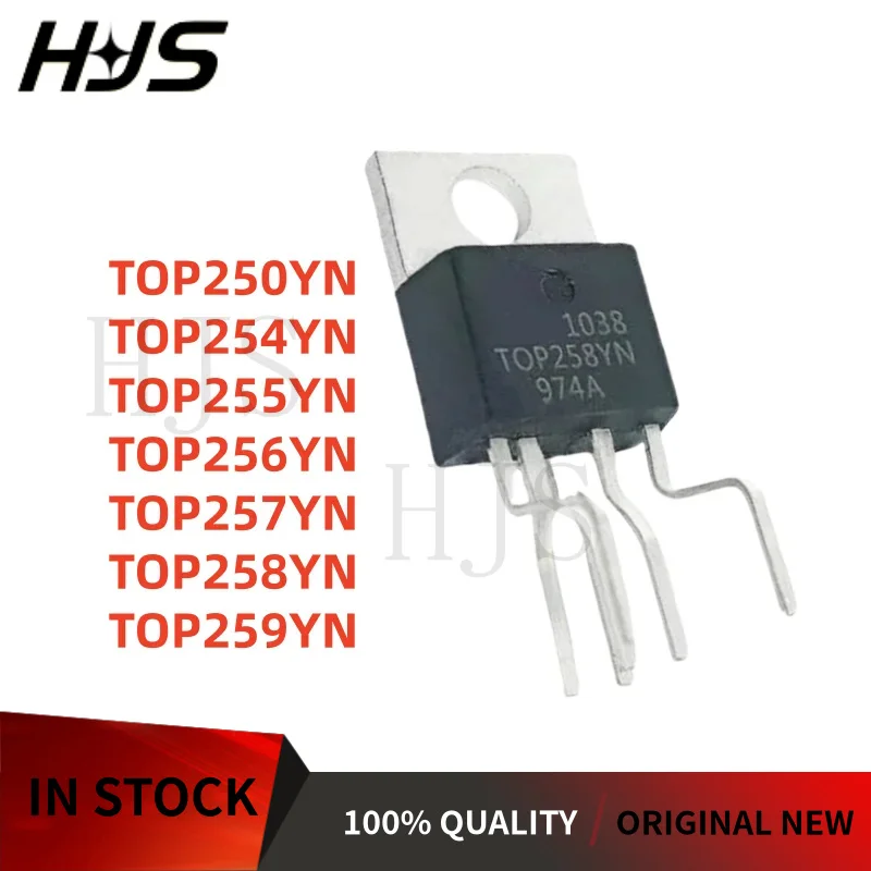 2PCS Original TOP254YN TOP250YN TOP258YN TOP256YN TOP259YN TOP257YN TOP255YN TO-220 Brand New In Stock