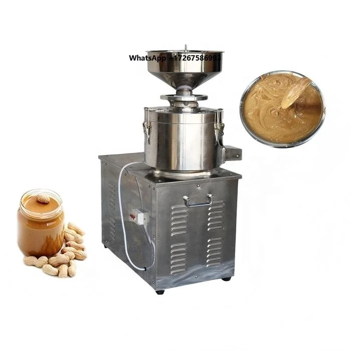 Commercial Sesame Butter Milling Machine Automatic Stainless Steel Nut Butter Grinder Machine Low Noise