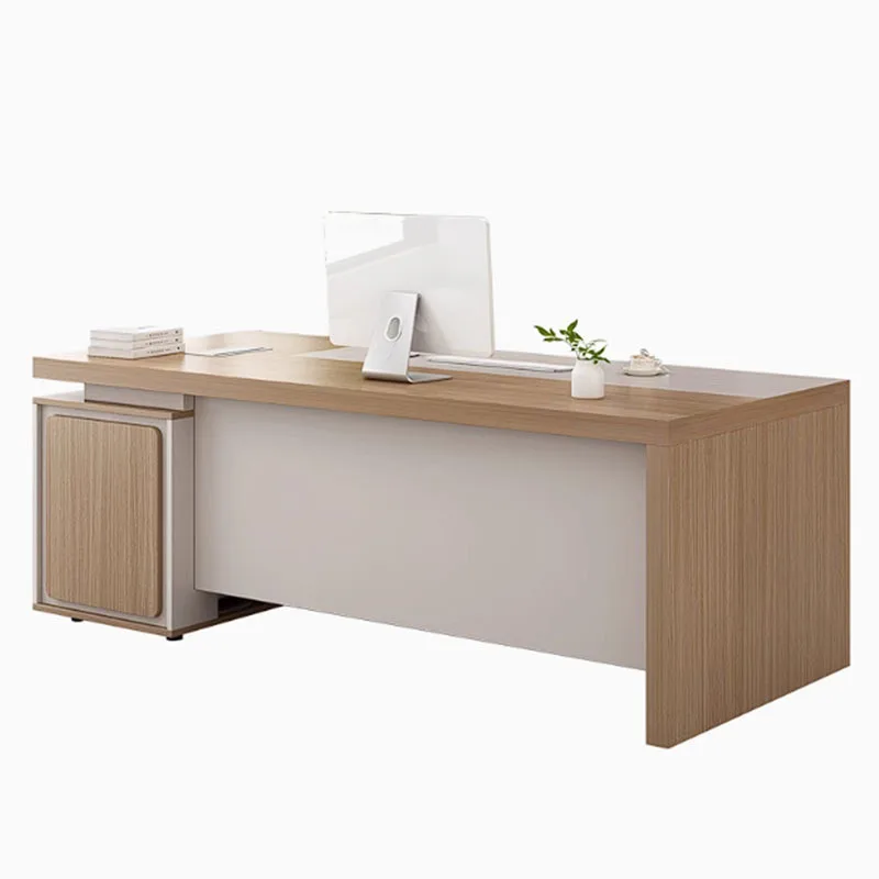 

New desk boss modern simple desk president desk, office furniture manager combination desk and chair