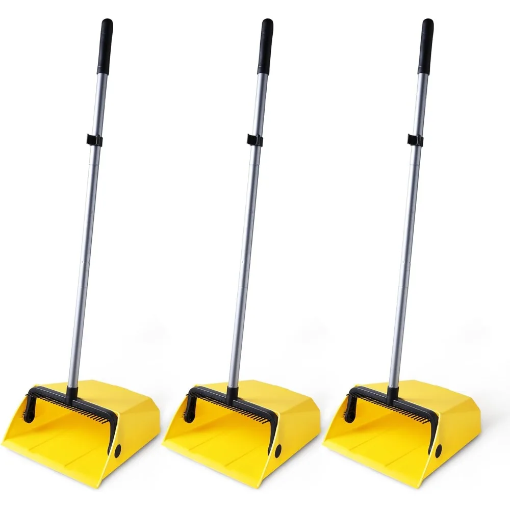 

Commercial Dustpan with Comb Outdoor Indoor Perfect for Courtyard Garage Lobby Mall Market Floor Home Kitchen Room