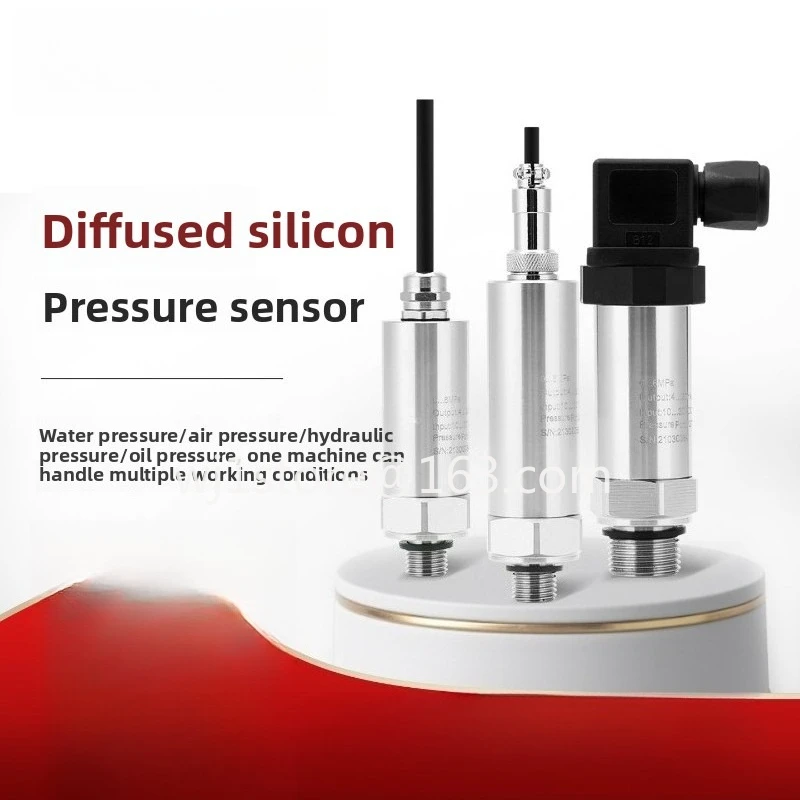 Pressure Sensor 4-20mA Diffused Silicon Pressure Transmitter Hydraulic Pneumatic Hydraulic Oil Pressure Transmitter