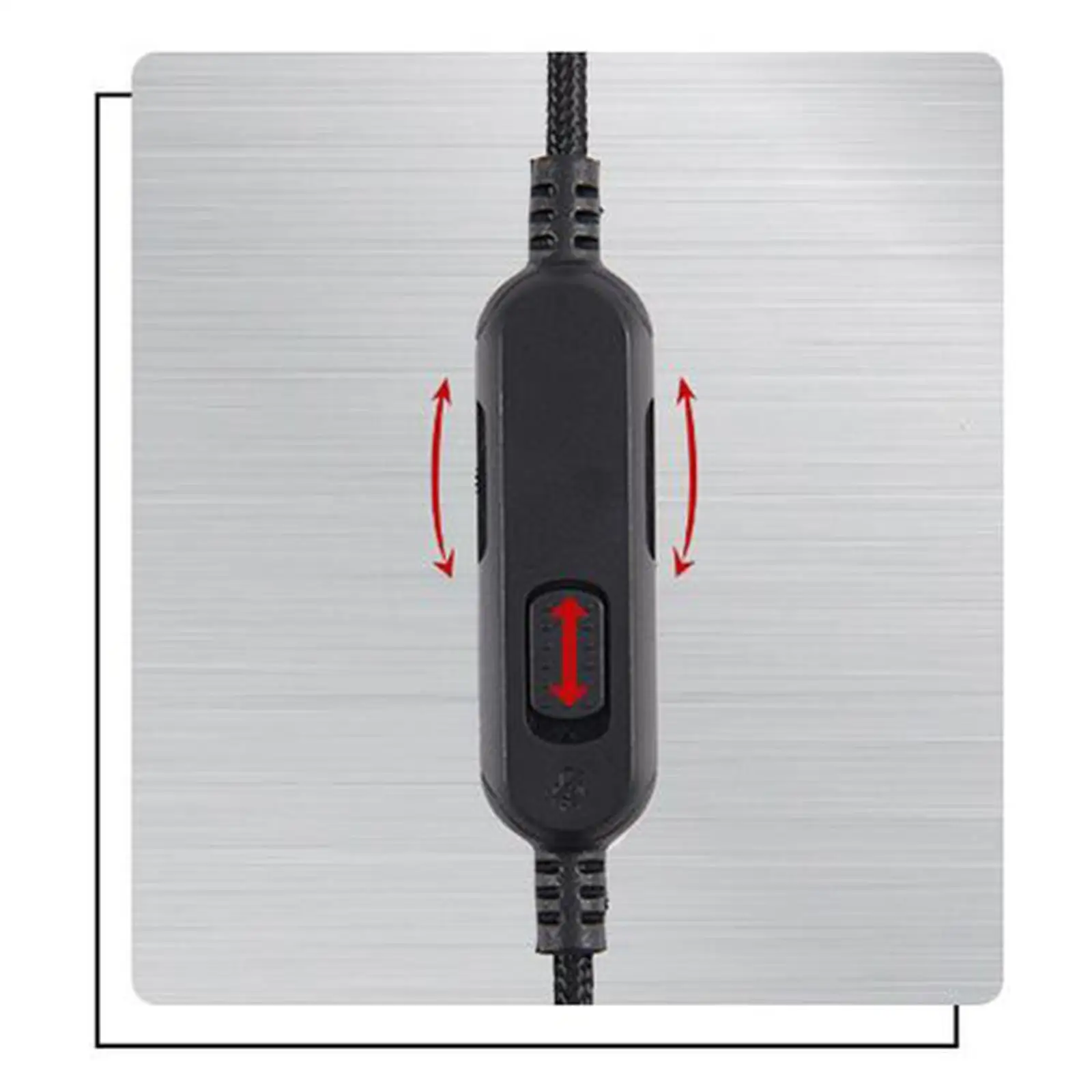 3.5mm Audio AUX Cable Volume Control with Inline Mute Removable Replaces Install