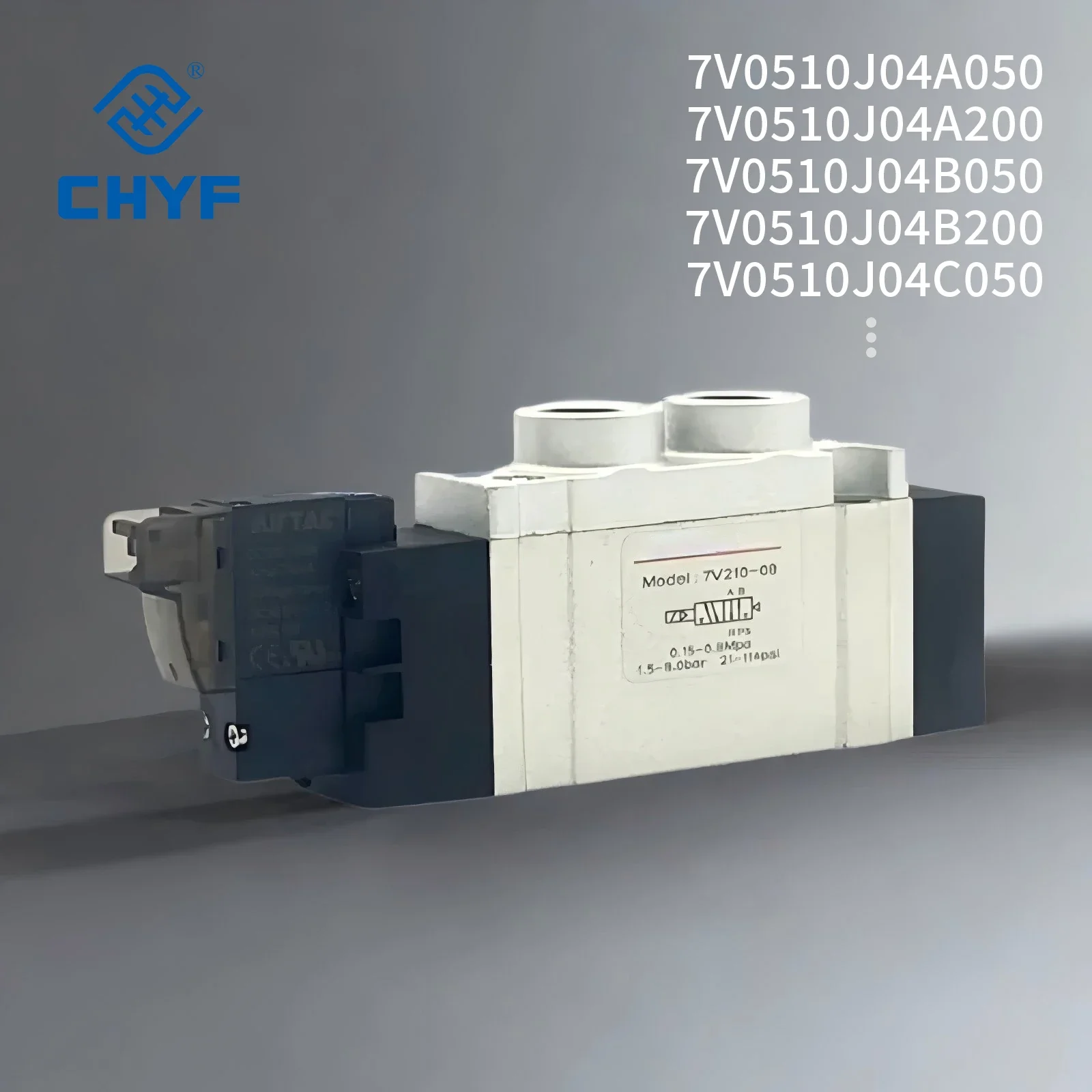 

Airtac Pneumatic 7V Series 5/2 way, 5/3 way Solenoid Valve