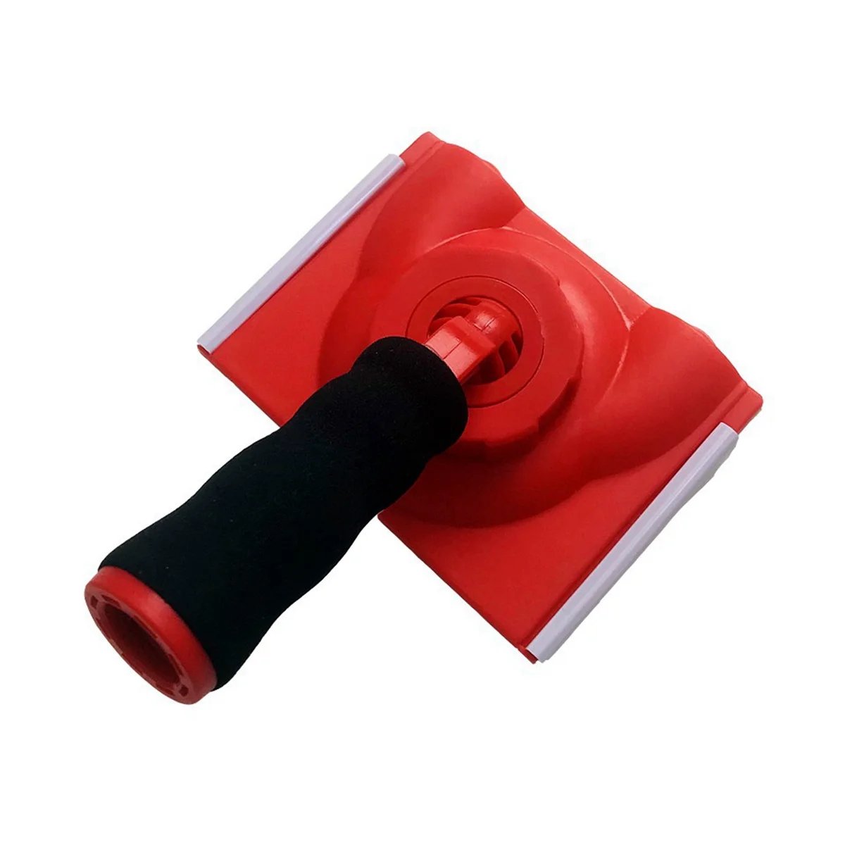 Latex Paint Edger with Handle Flat Trimmer Trimmer Color Splitter Corner Brush with Two Sponge Replacement Pads