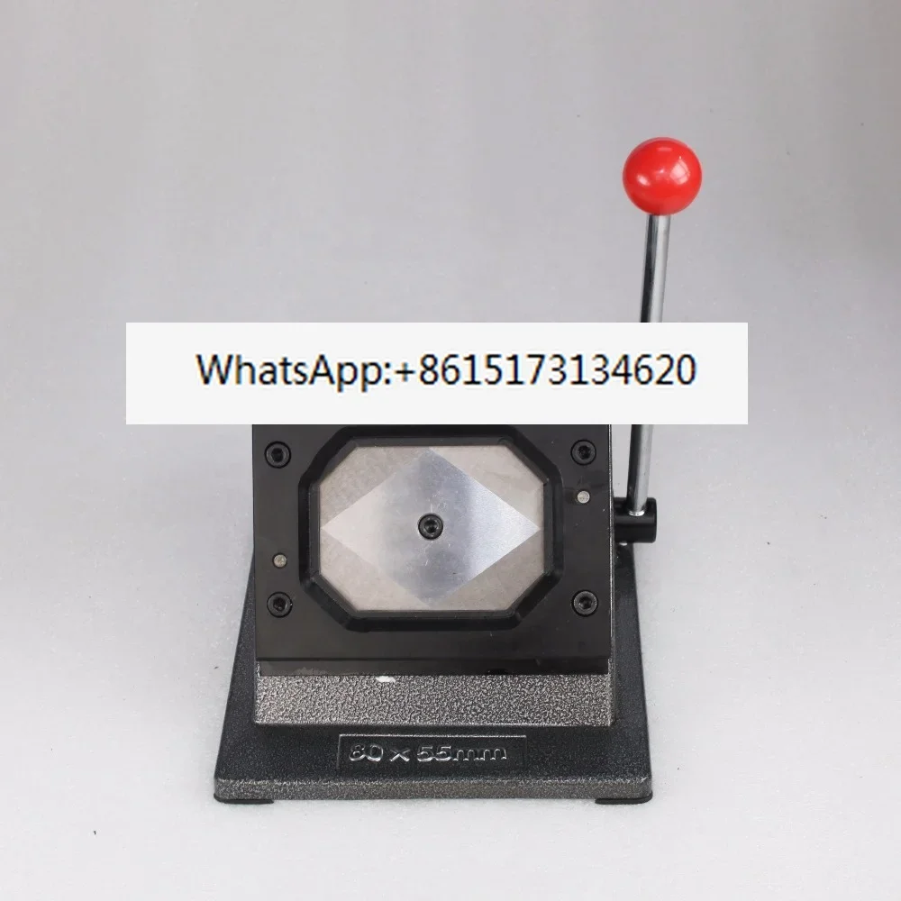 Wholesale High Quality Angular Corner 54x78mm Automatic Button Maker Button Making Machine