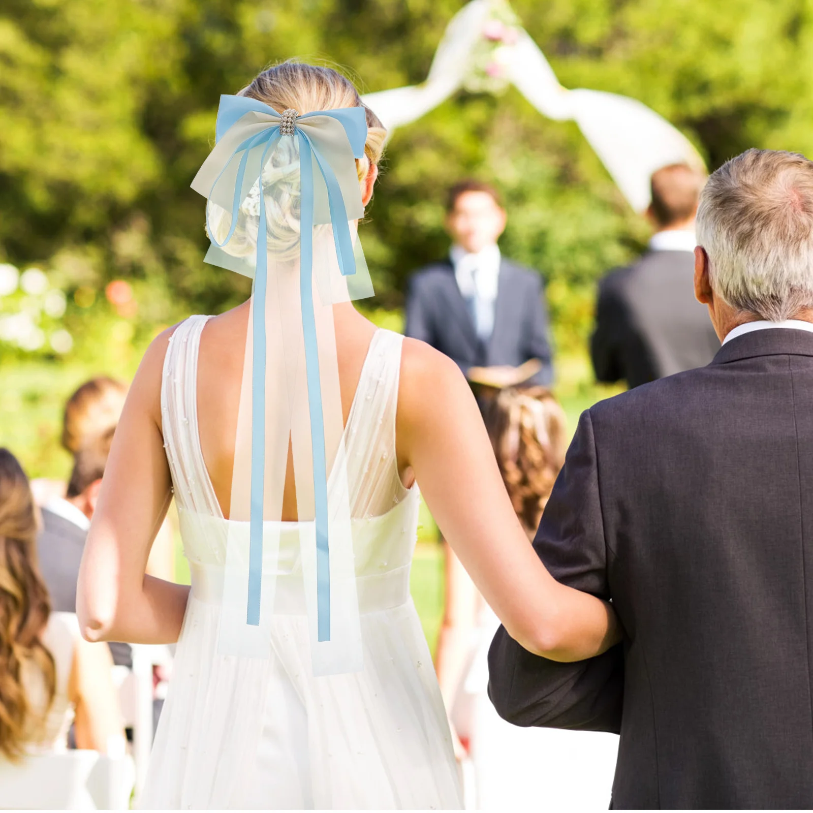 

Butterfly Knot Hair Clip Chic Big Bow Ribbon Decor Aesthetic Hair Accessories For Women Wedding Prom Birthday Gift