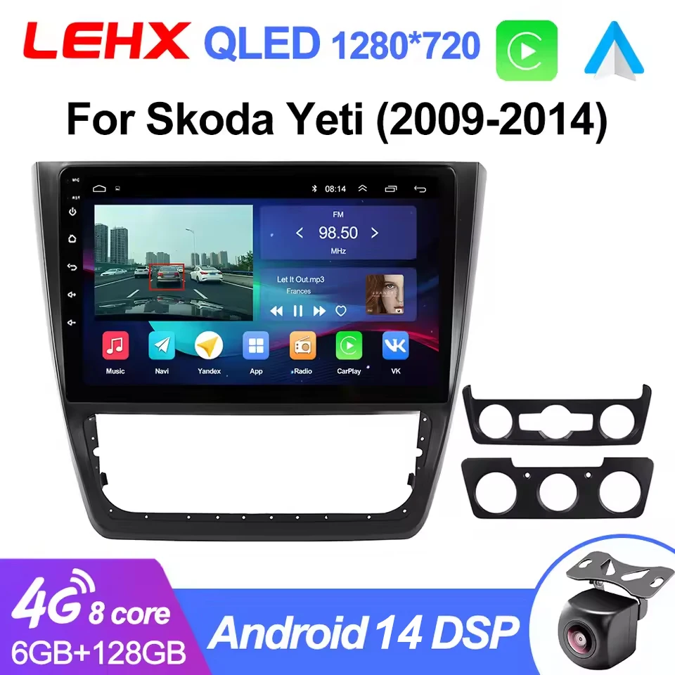 LEHX L7 Plus – Odpowiedni Multimedialny Odbiornik Samochodowy dla Toyota, Hyundai, Kia, Volkswagen, Jeep i Fiat