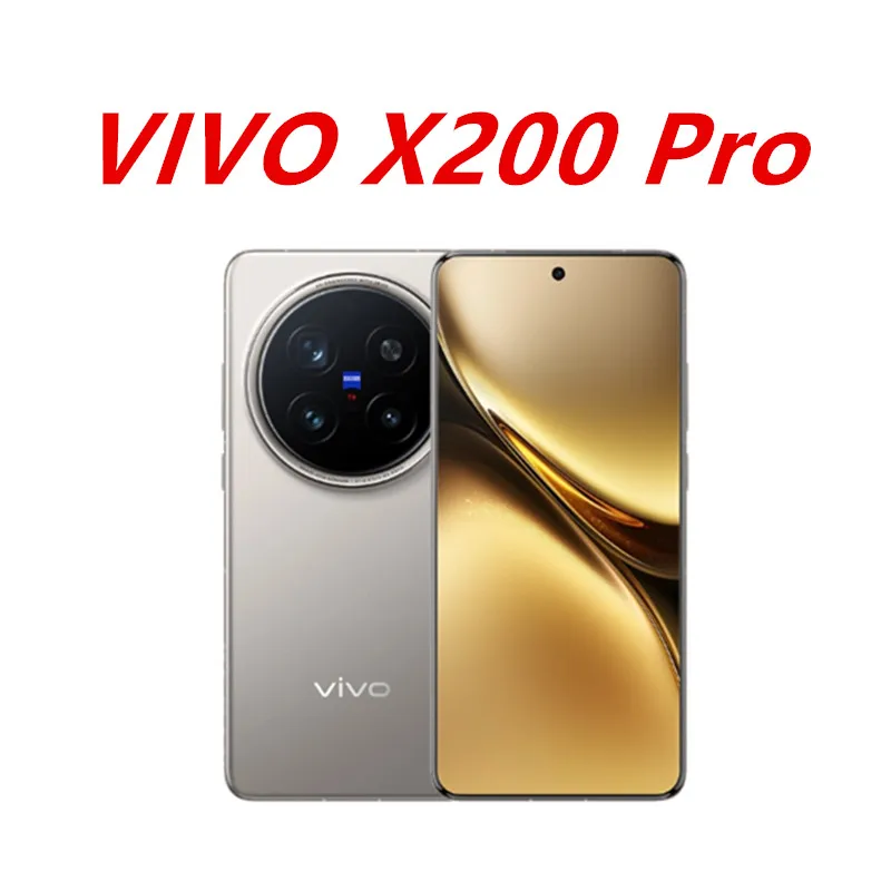هاتف محمول Vivo X200 Pro كاميرا 200.0 ميجابكسل 90 وات شحن 6.78 AMOLED 120 هرتز بطارية 6000 مللي أمبير أندرويد 15.0 الأبعاد 9400