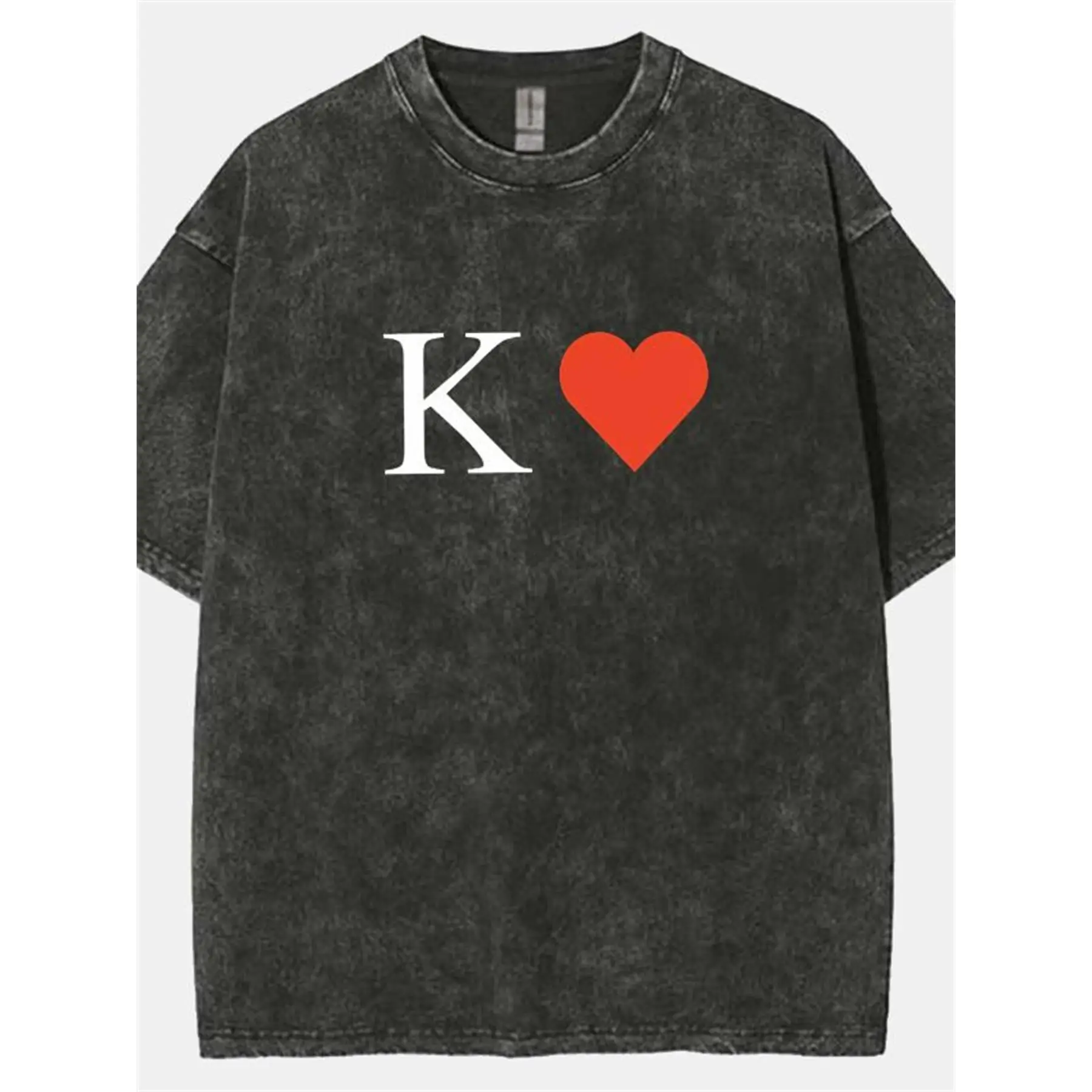 

Vintage Style Distressed Tee Shirt- Soft, Breathable, Relaxed Fit, Short Sleeve, Casual Summer Wear For Unisex Women- Acid Wash,