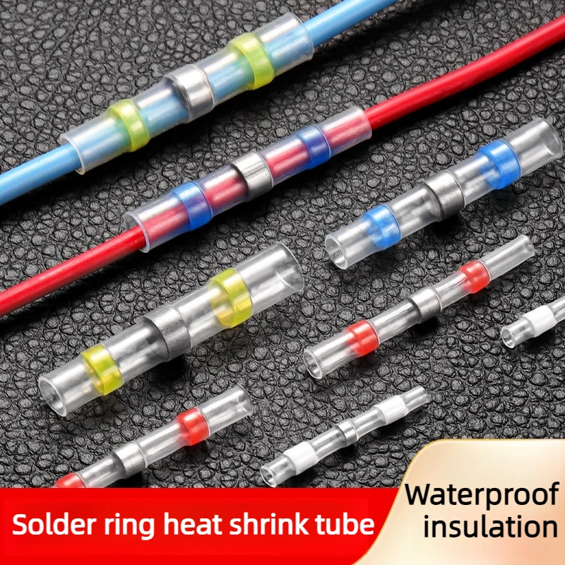 Welding Ring Heat Shrink Terminal, IP67 Waterproof, Electrical Equipment Connection Heat Shrink Tube, Wire Connector Terminal