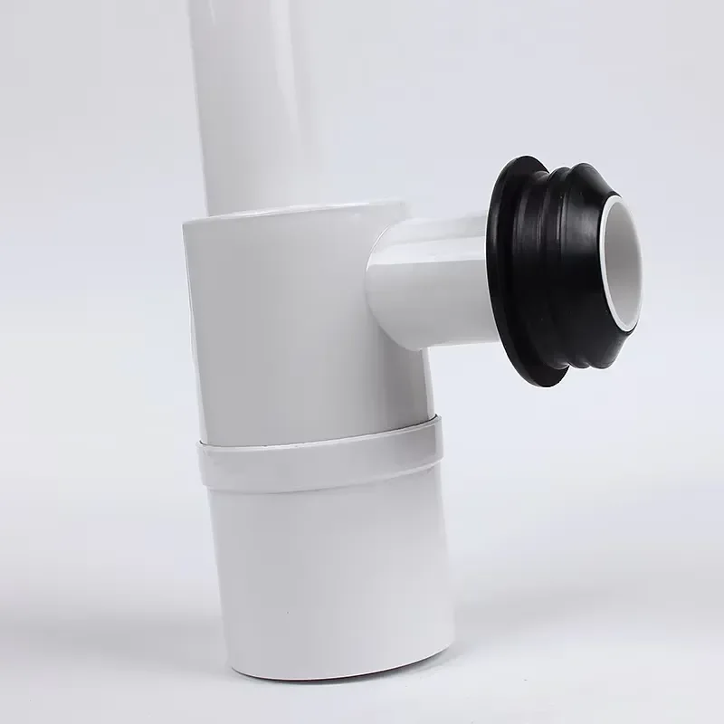 Modern White PP Plastic Urinal Flush Kit High Quality Eco Friendly Deodorant Washbasin Drain Elbow Easy to Install