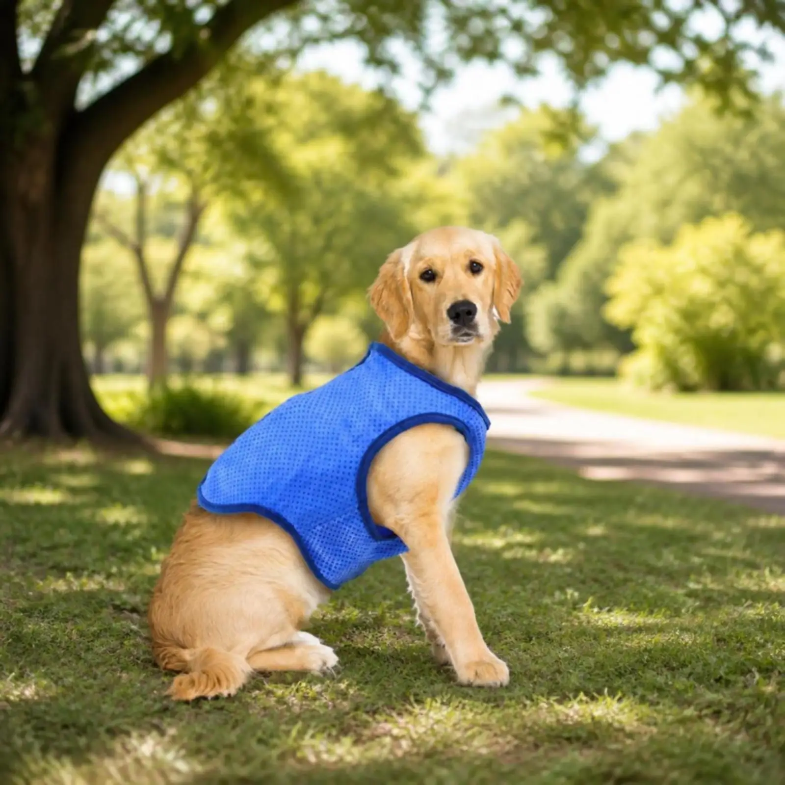 Summer Dog Vest Cooling Apparel Breathable Perforated Pullover Pet Shirt for Active Dogs Thermal Comfort