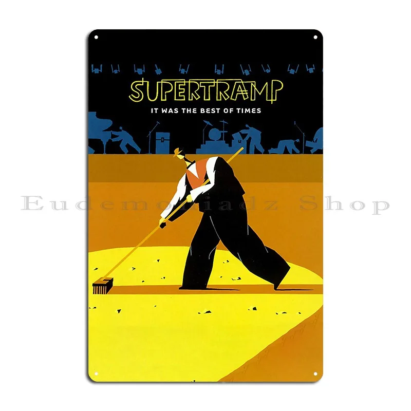 Supertramp Sister Moonshine Metal Sign Wall Cave Designing Retro Living Room Club Tin Sign Poster