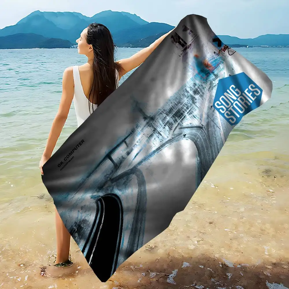 Alternative Rock Band R-Radiohead Microfiber Beach Towel Absorbent Quick dry Soft Yoga Swimming Resort Mountain Climbing Towel