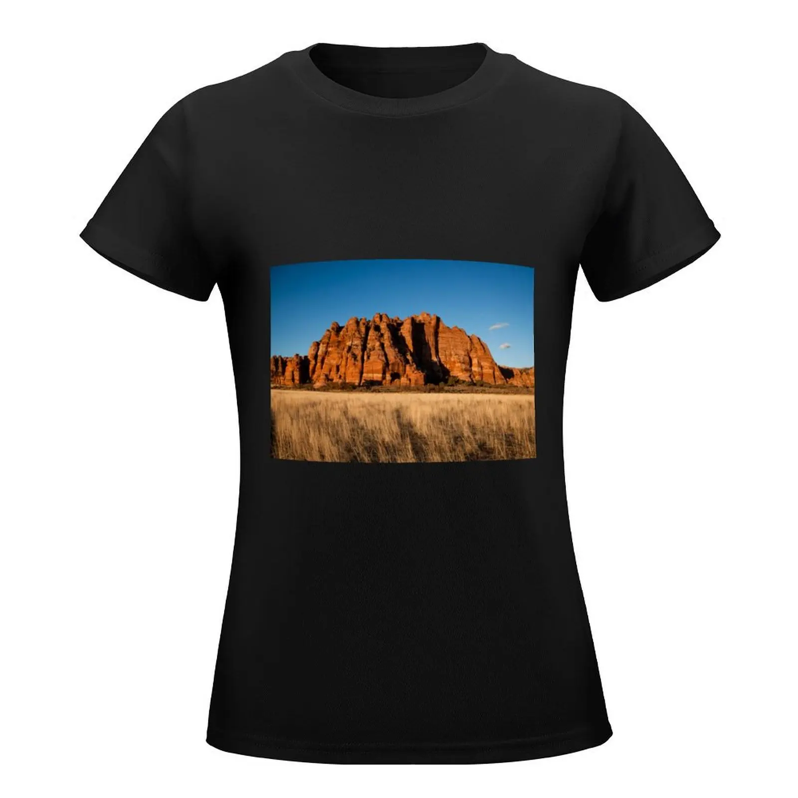 Kolob Terrace Cliffs T-Shirt plus size tops quick-drying cropped t shirts for Women image 2
