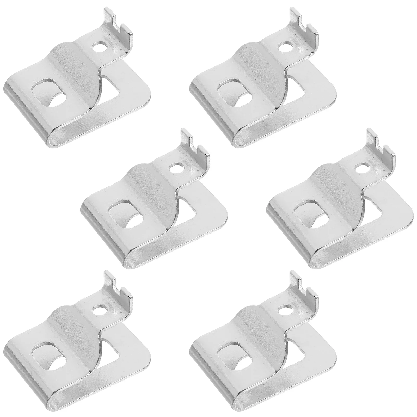 6 pezzi di clip per trapano elettrico accessorio per cintura per attrezzi in acciaio inossidabile facile installazione clip per cintura per trapano a batteria gancio per utensile elettrico